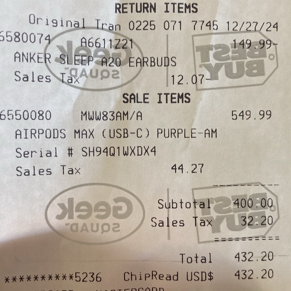 Apple AirPods Max Purple 💜 **please read description - Picture 7 of 9